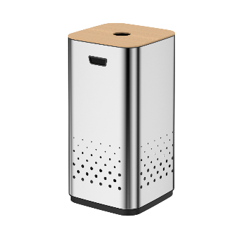 Корзина для белья Weltwasser Lety MT 50L матовая сталь Корзина для белья Weltwasser Lety MT 50L матовая сталь
