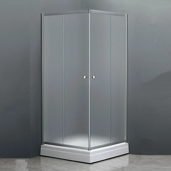 Душевой уголок RGW Dolphin 80*80*185 квадратный рифленое стекло без поддона