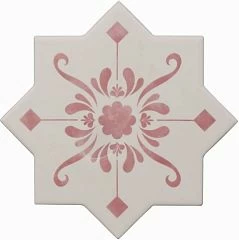 Керамогранит Cevica Becolors 13,25*13,25 Star Decoro Stencil Coral