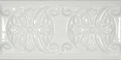 Бордюр Cevica Plus 7,5*15 Classic 10 White Zinc