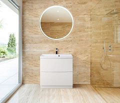 Комплект мебели BelBagno Marino 60 Bianco Lucido напольный