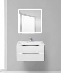 Комплект мебели BelBagno Marino-H60 80 Bianco Lucido (с раковиной BB800/450-LV-MR-PR)