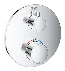 Внешняя часть для термостата Grohe Grohtherm 24075000 для душа хром Внешняя часть для термостата Grohe Grohtherm 24075000 для душа хром