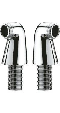 Комплект переходников для установки смесителя на борт ванны Lemark 2шт. латунь