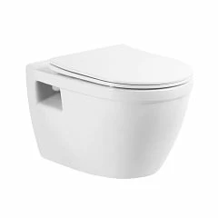 Подвесной унитаз BelBagno Loto BB070CHR/SC 36,6*52,4 безободковый с крышкой-сиденьем микролифт