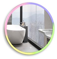 Зеркало Silver Mirrors Perla RGB 77 с Led-подсветкой сенсорный выключатель