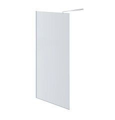 Душевая перегородка Aquatek Walk-in с держателем AQ WIW 09020CH 90*200 L/R профиль хром, стекло прозрачное без поддона