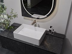 Накладная раковина NT Bagno NT411 Retta 60*40 белая матовая