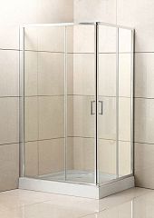 Душевой уголок BelBagno UNO-195-AH-2-100/80-C-Cr 100*80*210 L/R (с поддоном TRAY-BB-AH 100*80*15 R)