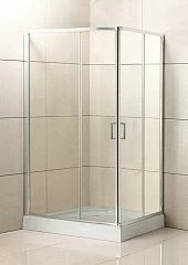 Душевой уголок BelBagno UNO-195-AH-2-100/80-C-Cr 100*80*210 L/R (с поддоном TRAY-A-AH-100/80-15-W 100*80*15)