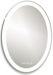 Зеркало Silver Mirrors Италия 57*77 с Led-подсветкой, часами и функцией антизапотевания