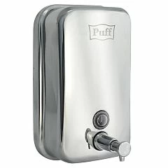 Дозатор Puff 8608 хром 800 ml антивандальный