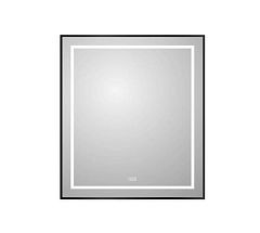 Зеркало BelBagno Kraft SPC-KRAFT-700-800-LED-TCH-WARM-NERO 70*80 черное с Led-подсветкой и функцией антизапотевания