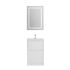 Комплект мебели BelBagno Kraft 39 50 напольный Bianco Opaco (раковина BB-8099-3-50)