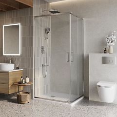 Душевой уголок BelBagno Luce LUCE-AH-2-120/90-C-Cr 120*90*195 без поддона