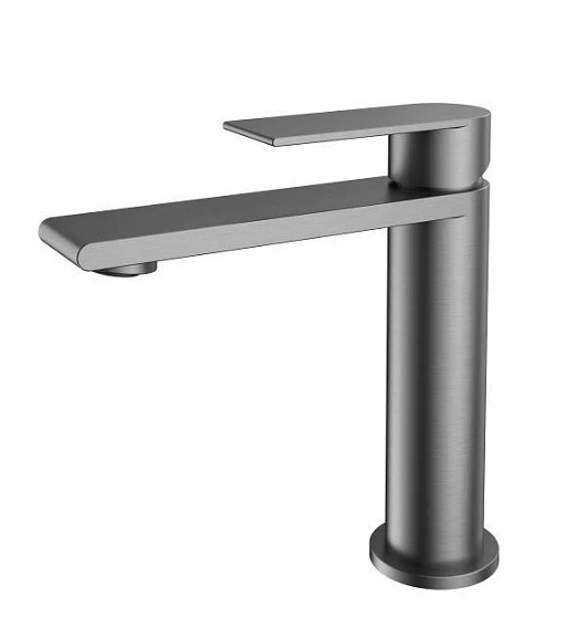 Смеситель Vincea Vogue (SS) VBF-2VS1GM для раковины вороненая сталь