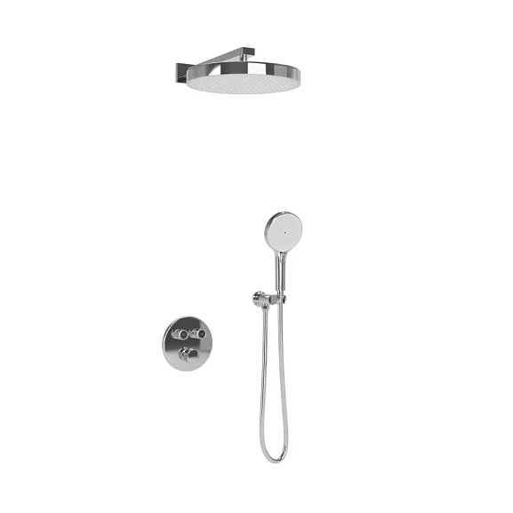 Душевой комплект Sancos Space SC3006CH с термостатом скрытый монтаж хром