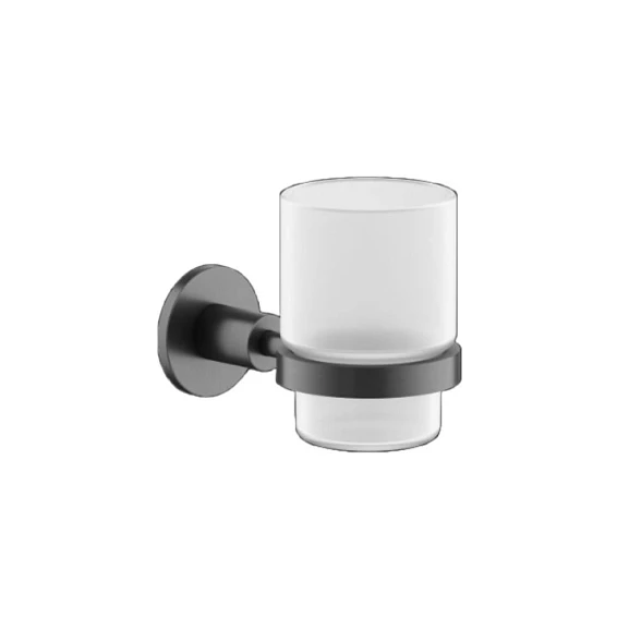 Стакан Sancos Base SC9030GG вороненая сталь