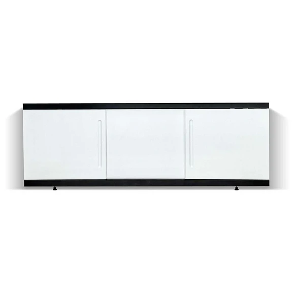 Фронтальная панель Alavann Alt Black 150 раздвижная (купе) белая