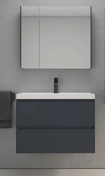 Комплект мебели Style Line Манхэттен 80 подвесной графит