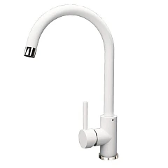 Смеситель Uperwood UPD-Q-02-01 для кухни белый Смеситель Uperwood UPD-Q-02-01 для кухни белый