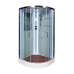 Душевая кабина AvaCan A01 100х100х220 с LED-подсветкой