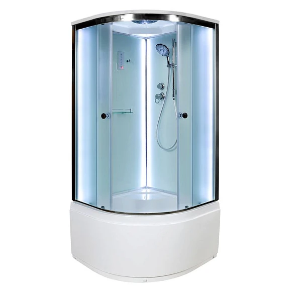 Душевая кабина AvaCan D511S 110х110х220 с LED-подсветкой