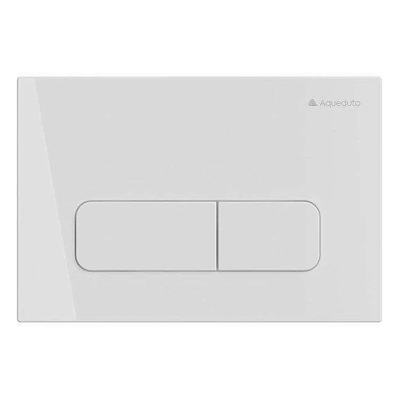 Клавиша смыва Aqueduto Forma FOR0110 белый глянец