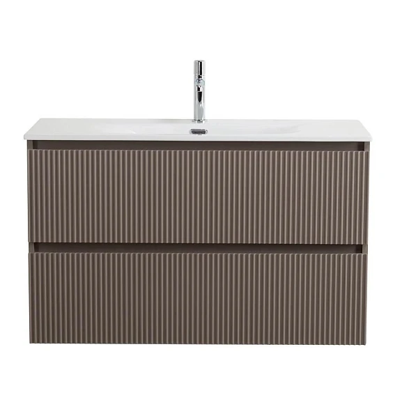 Тумба под раковину BelBagno Uno-Mini 100 бежевая матовая