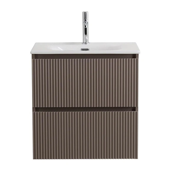 Тумба с раковиной BelBagno Uno-Mini 60 бежевая матовая