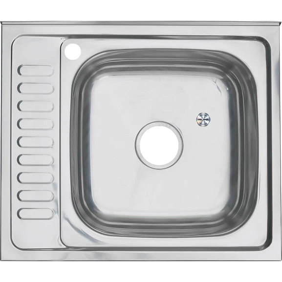 Кухонная мойка Melana 60*50 накладная прямоугольная с сифоном R