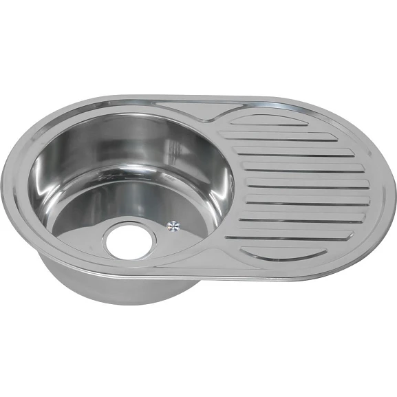 Кухонная мойка Melana 77*50 врезная овальная с сифоном
