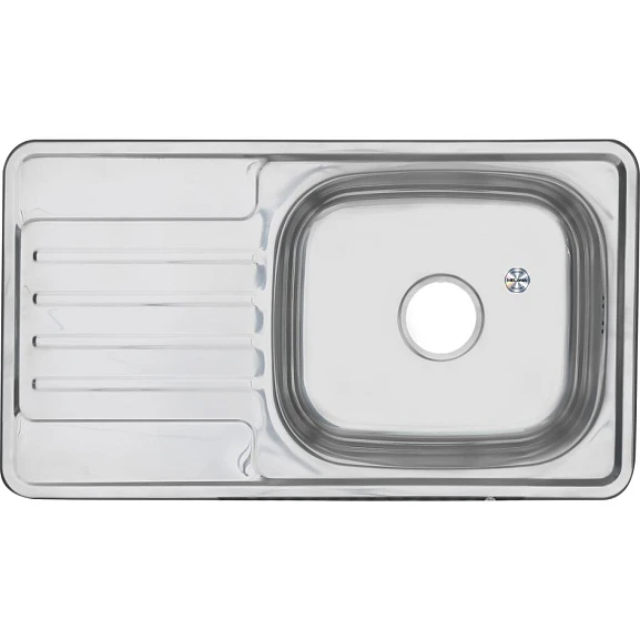 Кухонная мойка Melana 76*42 врезная прямоугольная с сифоном