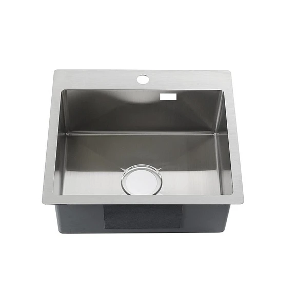 Кухонная мойка Melana ProfLine 50*45 врезная прямоугольная сатин с сифоном