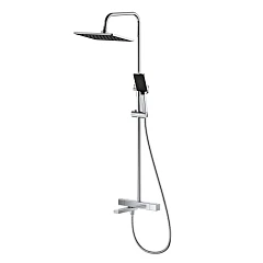 Душевая стойка Rush ST4235-60 с термостатом и изливом хром