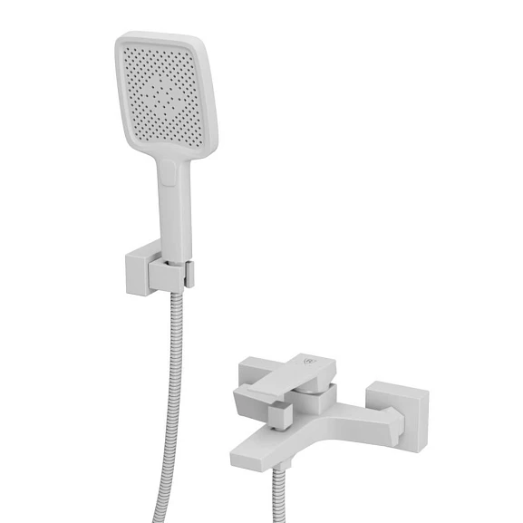 Смеситель Rush Thira TR3635-44White для ванны и душа белый матовый