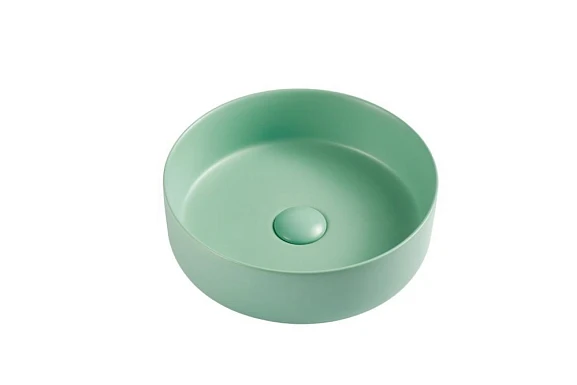 Накладная раковина D&K Matrix DT1391512 35,5*35,5 светло-зеленая