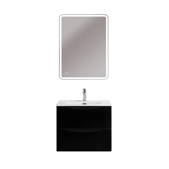 Комплект мебели BelBagno Marino-Cer-N 60 Nero Lucido