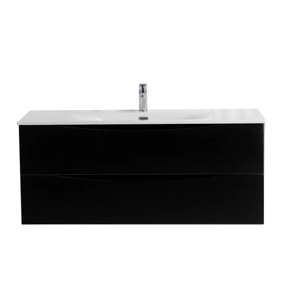 Тумба с раковиной BelBagno Marino-Cer-N 120 Nero Lucido