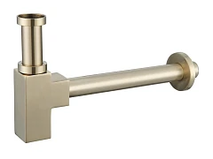 Сифон для раковины BelBagno BB-SMQ2-BORO брашированное золото Сифон для раковины BelBagno BB-SMQ2-BORO брашированное золото