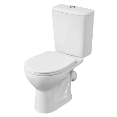 Унитаз-компакт Santeri Орион 39*63 косой выпуск с крышкой-сиденьем полипропилен