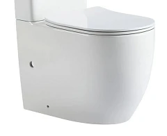 Чаша унитаза Prato Бьянко 6083А безободковая Торнадо с крышкой-сиденьем микролифт