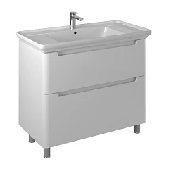 Тумба под раковину Briz Альби 105 белый глянец