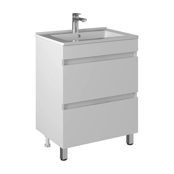 Тумба под раковину Briz Нэдиа 65 белый глянец