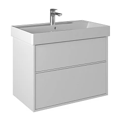 Тумба под раковину Briz Монца 80 белый глянец