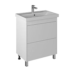 Тумба с раковиной Briz Риччи 70 белый глянец