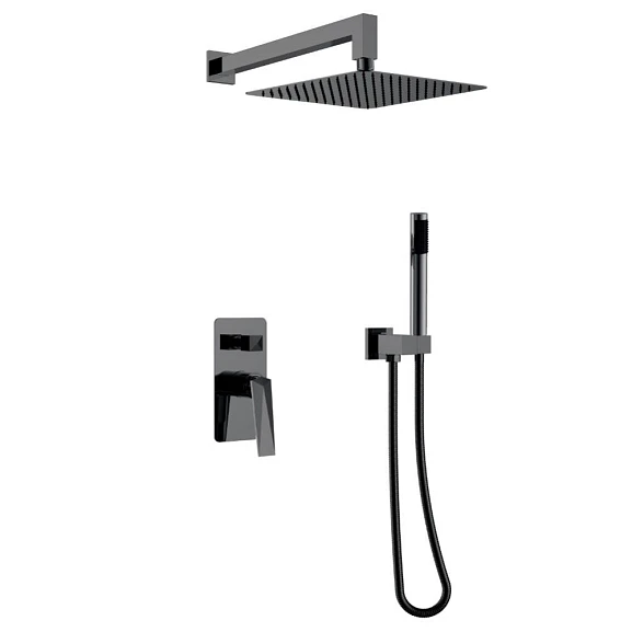 Душевой комплект Boheme Venturo 374-SGM графит