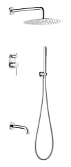 Душевой комплект Boheme Uno 464-2-CR с изливом хром