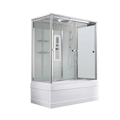 Душевая кабина AvaCan V5015LED 150х85х220 с LED-подсветкой и гидромассажем