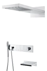 Душевой комплект Boheme Zodiac 132-2-CR с изливом хром